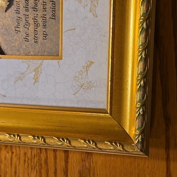 Isaiah 40:31 Gold Frame - Picture 6 of 14